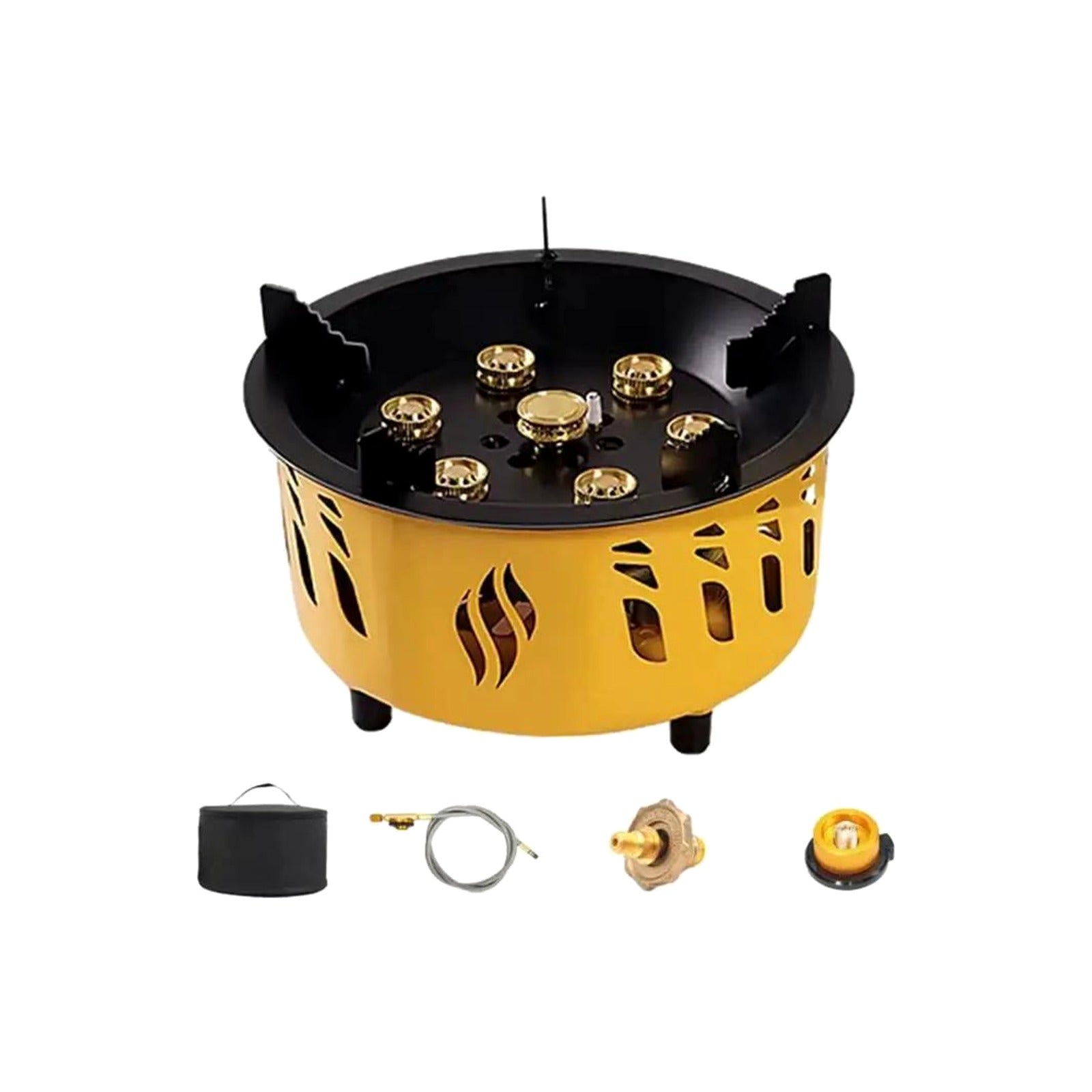 TrailPaw Portable Cassette Camp Stove — 7-Core Windproof Burner