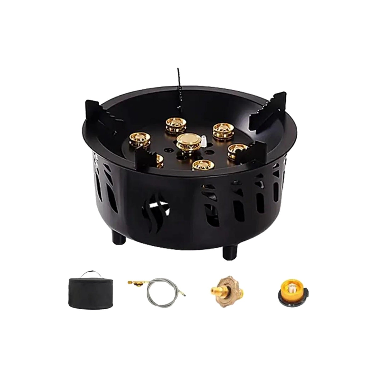 TrailPaw Portable Cassette Camp Stove — 7-Core Windproof Burner