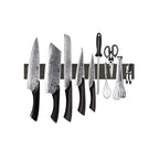 TrailPaw Acacia Wood Magnetic Knife Strip — Wall Mount