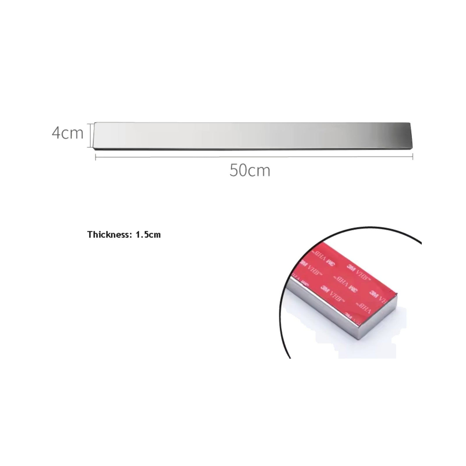 TrailPaw Magnetic Knife Rack — Stainless Steel, Moisture-Proof