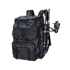 TrailPaw 42L Fishing & Outdoor Backpack — Built-In Rod Holder