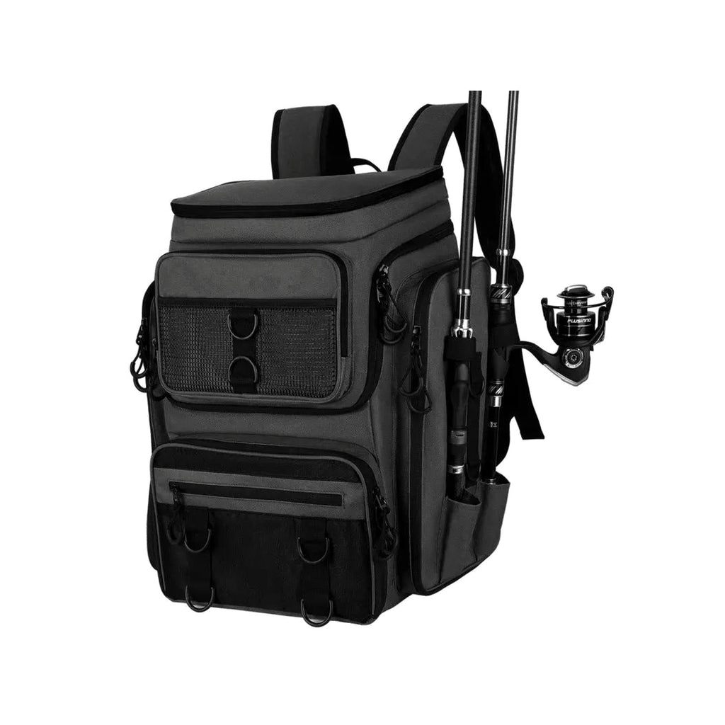 TrailPaw 42L Fishing & Outdoor Backpack — Built-In Rod Holder
