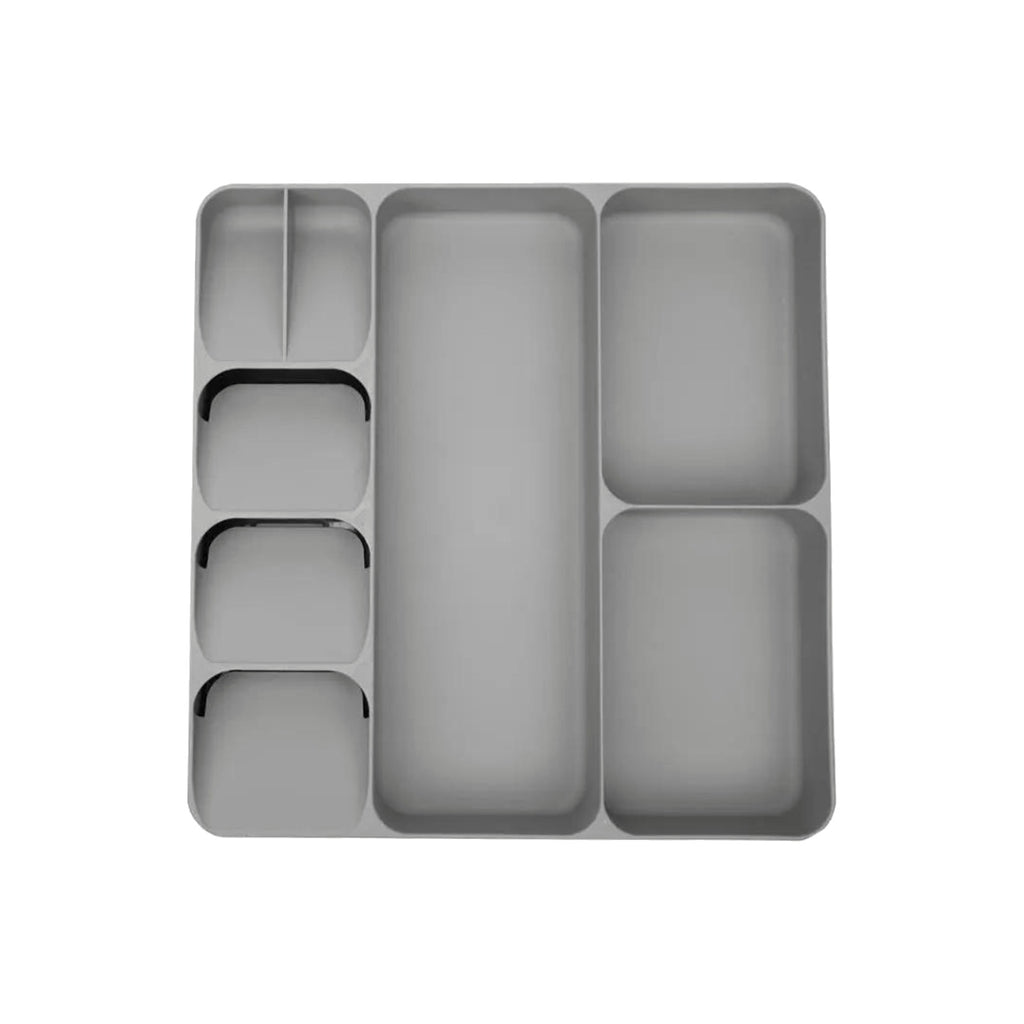 TrailPaw Camp Cutlery Organiser — Multi-Section Drawer Tray