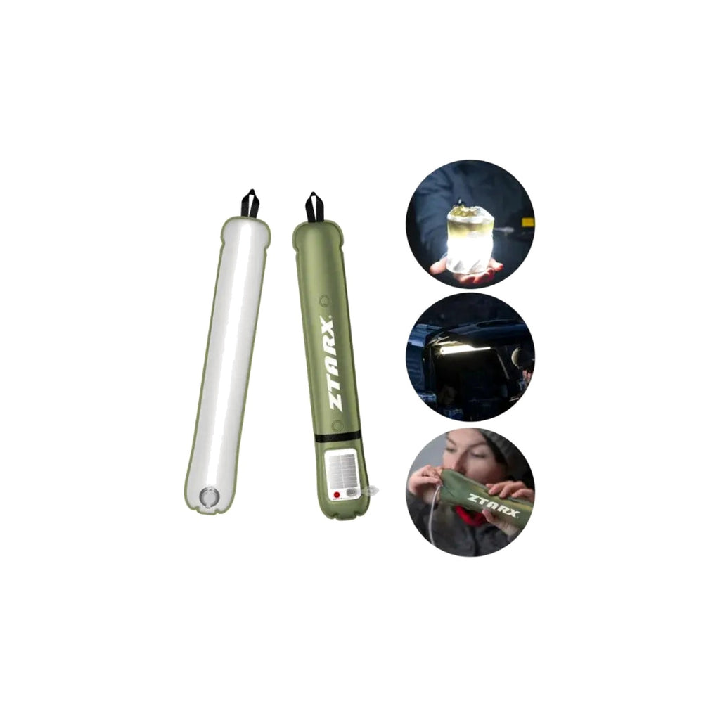 TrailPaw Inflatable Solar Lantern — USB Waterproof Camping Light