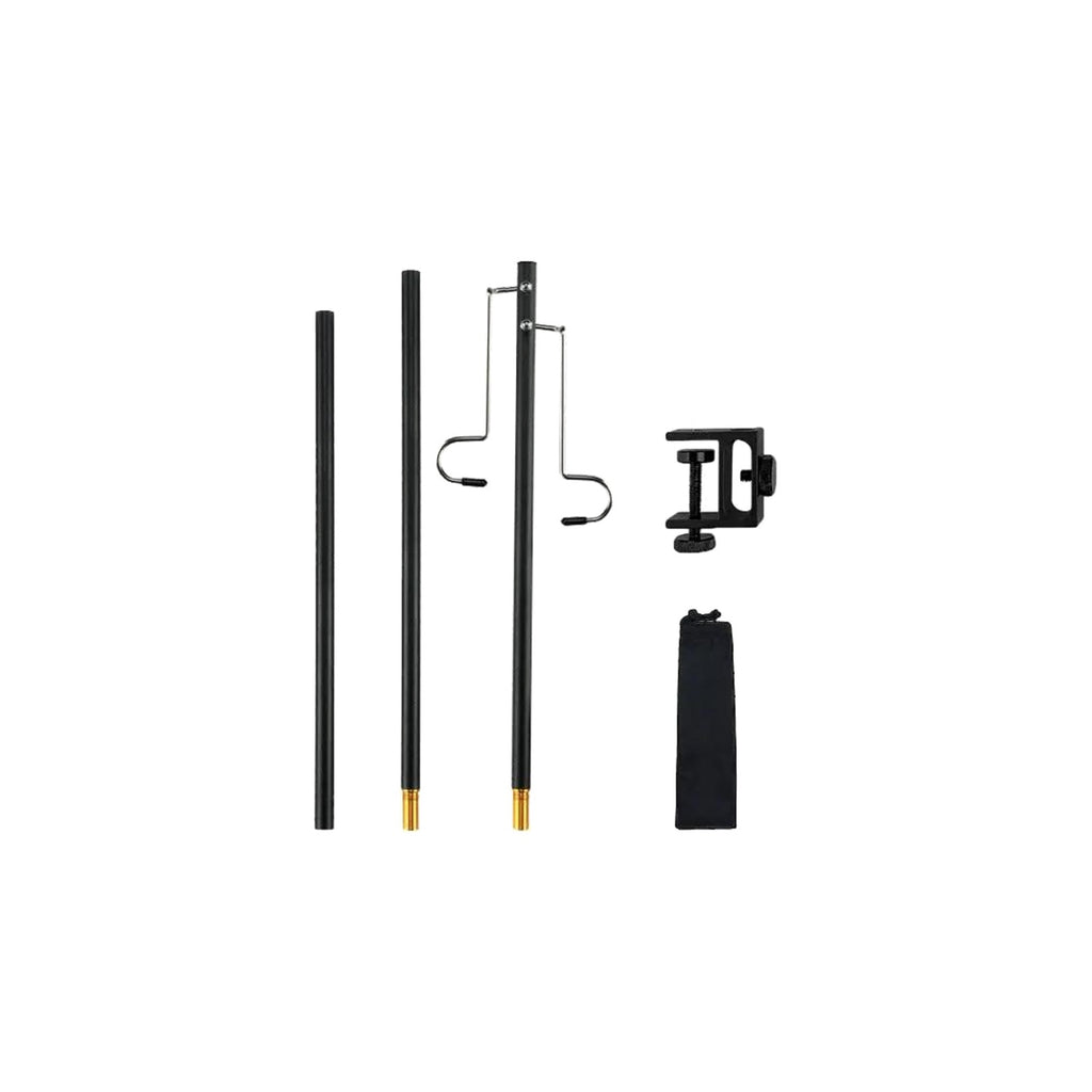 TrailPaw Folding Lamp Stand — Portable Aluminium Alloy