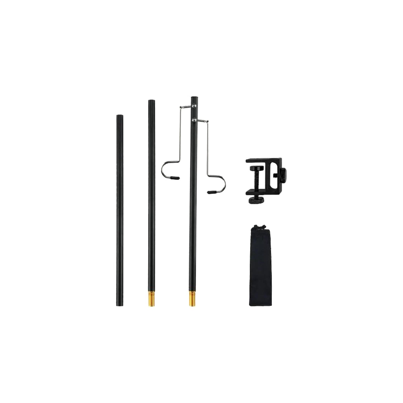 TrailPaw Folding Lamp Stand — Portable Aluminium Alloy