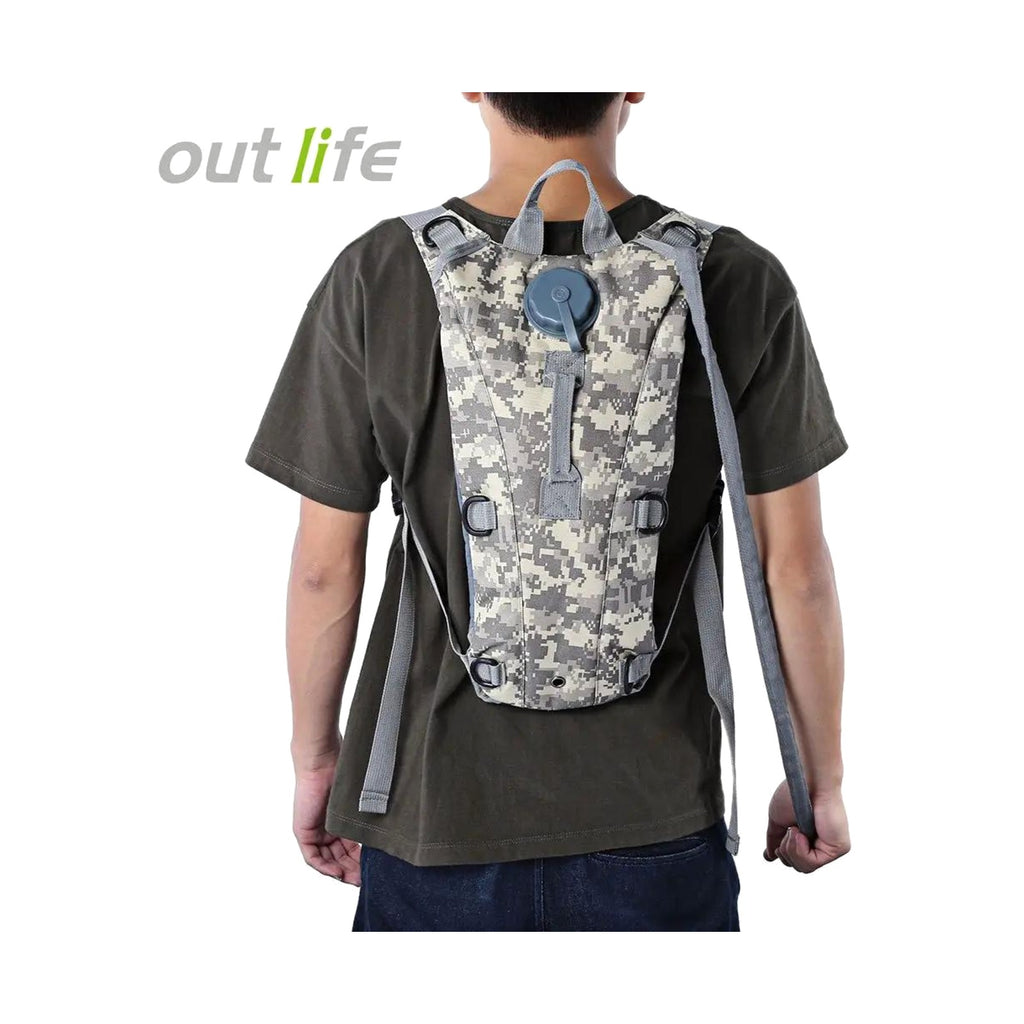 TrailPaw Hydration Backpack — 3L Reservoir with MOLLE