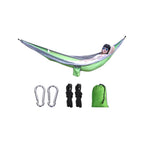 TrailPaw Double Camping Hammock — Parachute Nylon with Straps