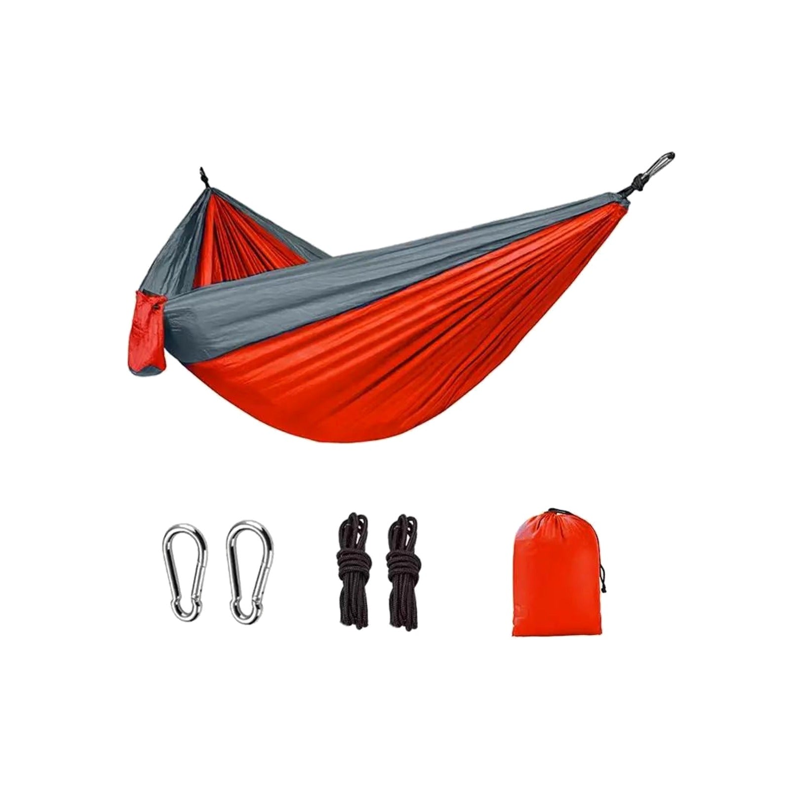 TrailPaw Double Camping Hammock — Parachute Nylon with Straps
