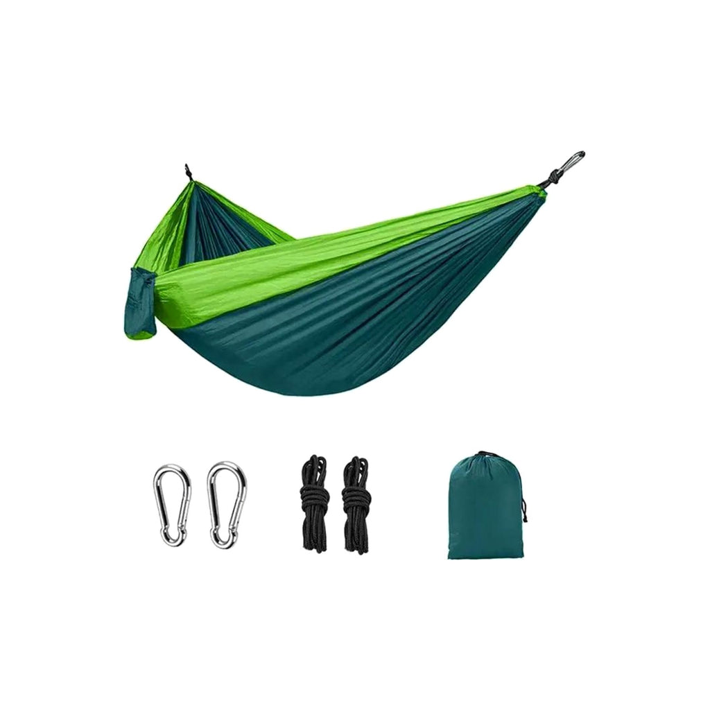 TrailPaw Double Camping Hammock — Parachute Nylon with Straps