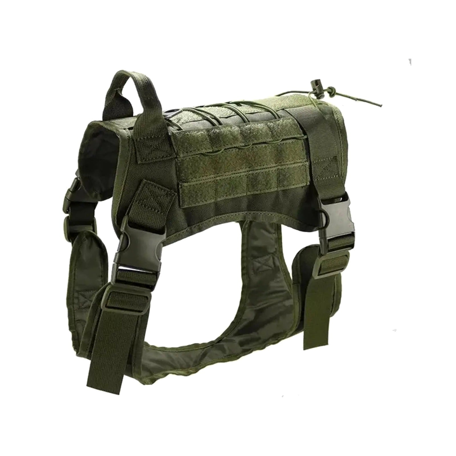 TrailPaw Tactical Dog Harness — MOLLE-Compatible with Top Handle