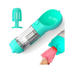 TrailPaw 2-in-1 Dog Water Bottle & Poop Bag Holder