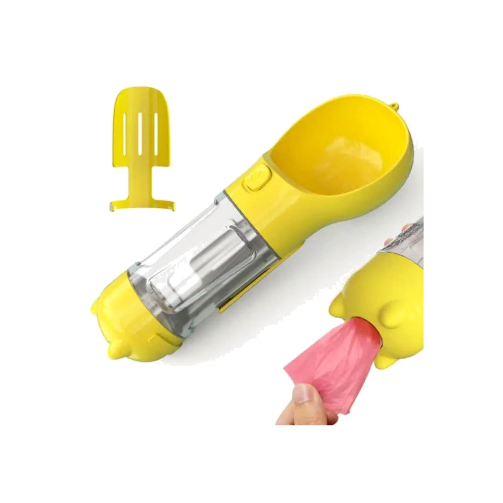 TrailPaw 2-in-1 Dog Water Bottle & Poop Bag Holder