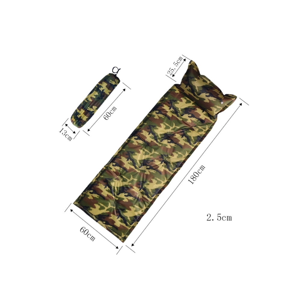 TrailPaw Self-Inflating Camp Pad with Built-In Pillow