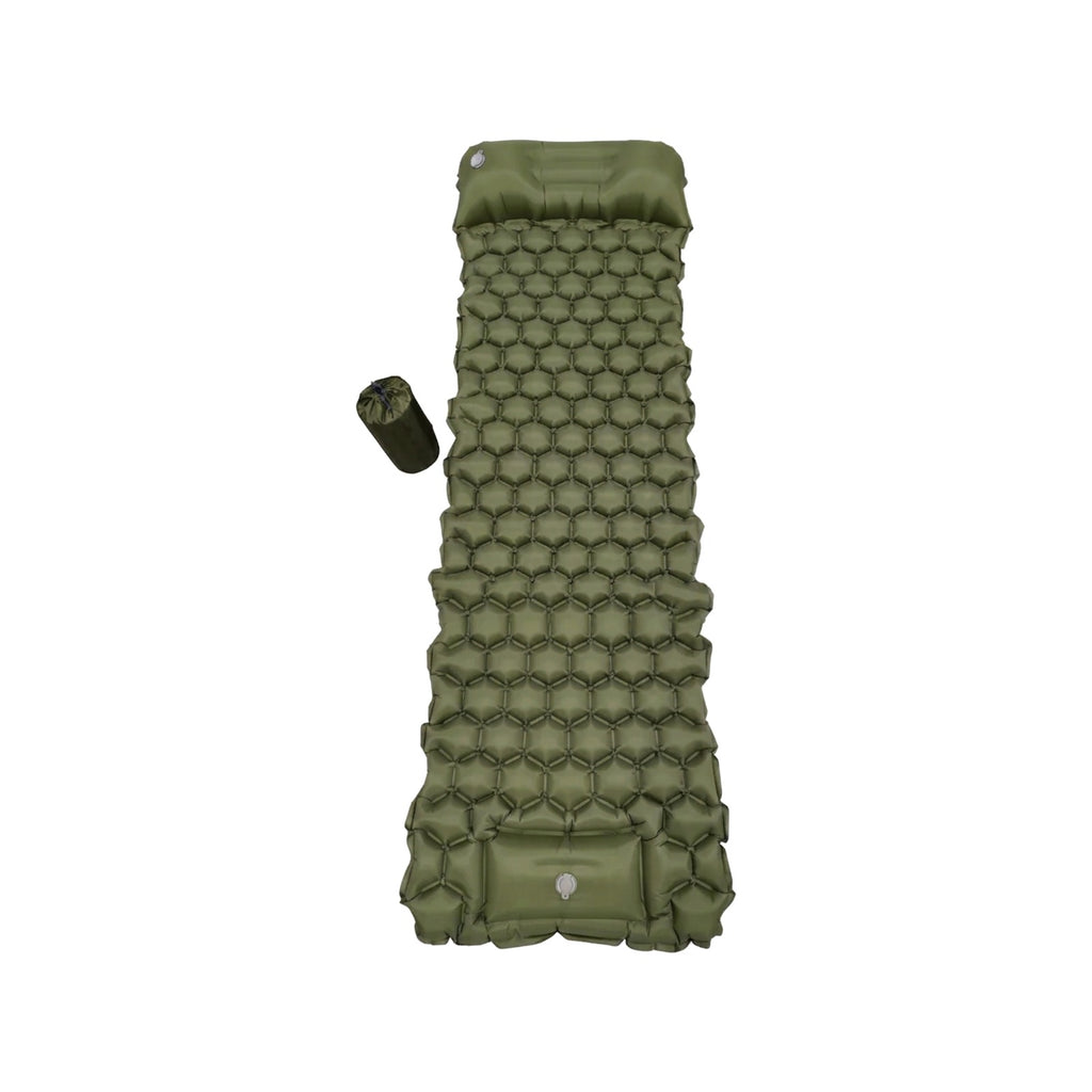 TrailPaw Ultralight Inflatable Sleeping Pad with Pillow