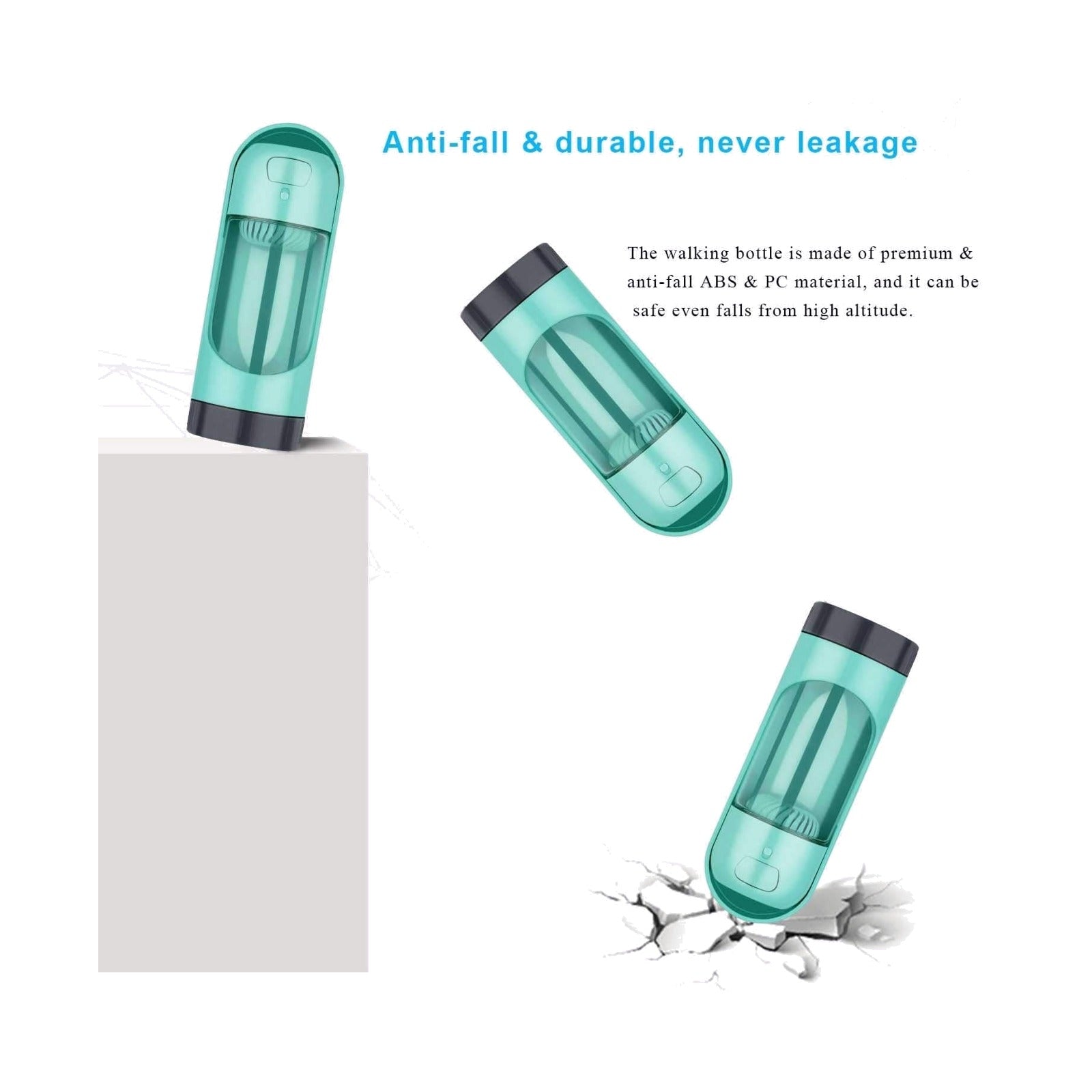 TrailPaw Portable Dog Water Bottle & Bowl