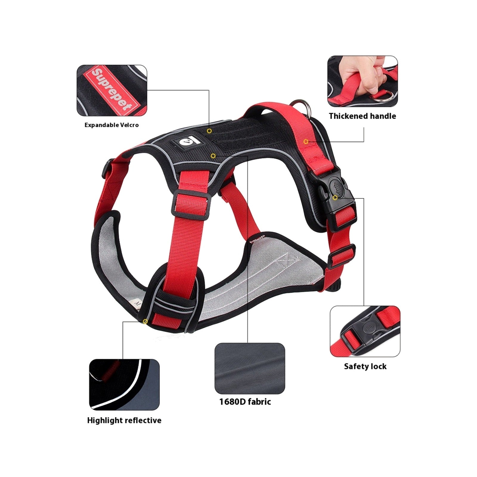TrailPaw Adventure Dog Vest Harness