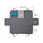 TrailPaw Waterproof Dog Car Seat Cover with Mesh Window