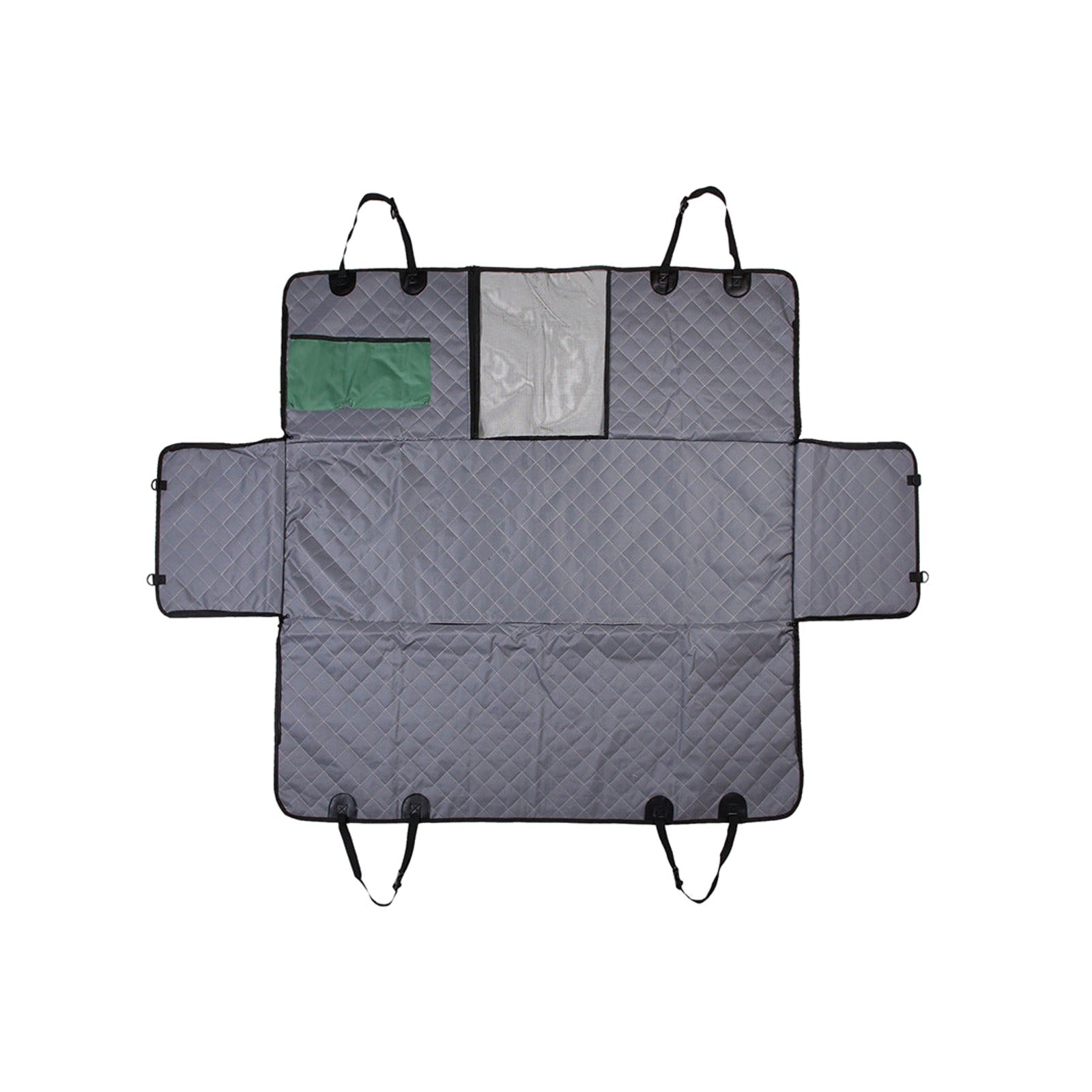 TrailPaw Waterproof Dog Car Seat Cover with Mesh Window