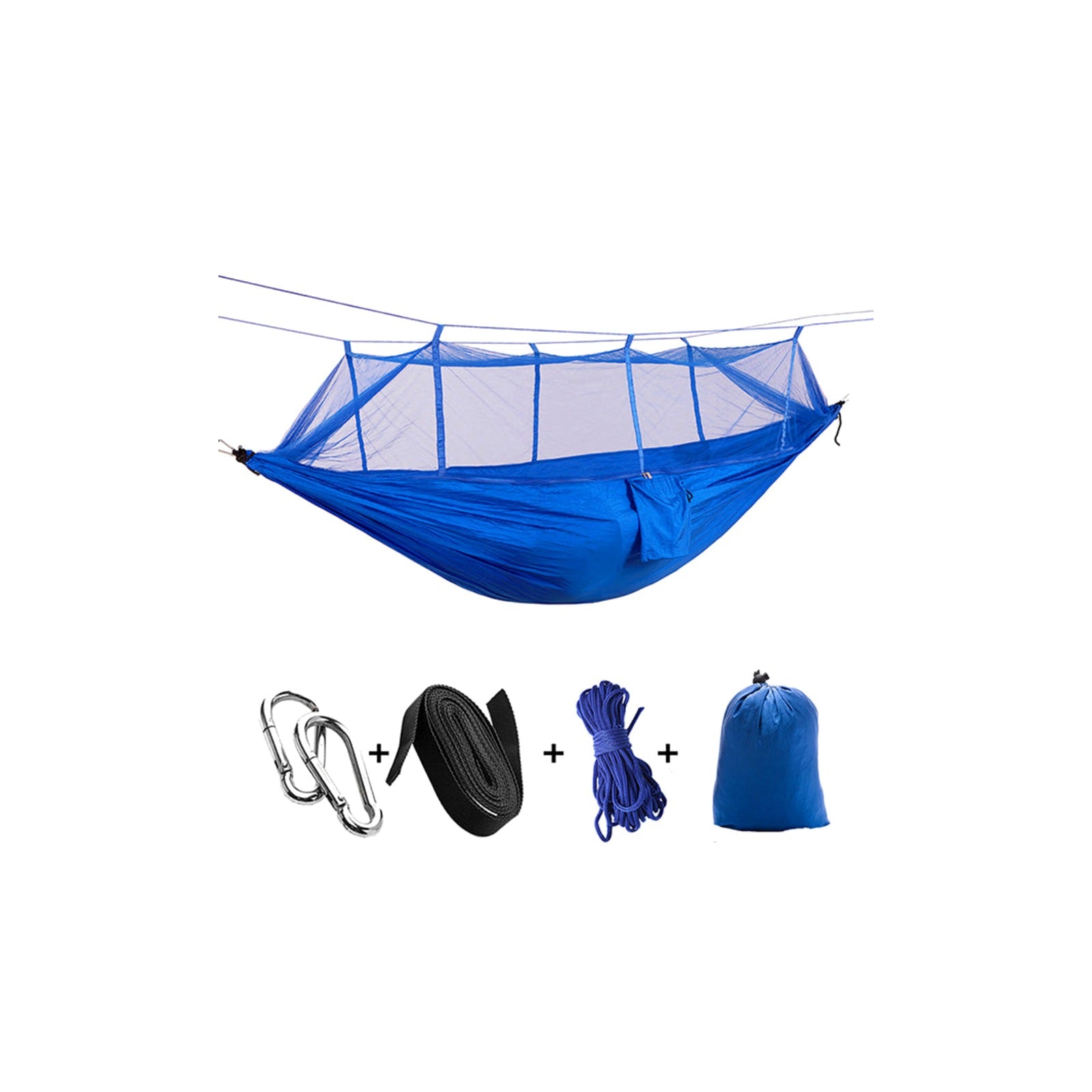 TrailPaw Ultralight Double Camping Hammock with Mosquito Net
