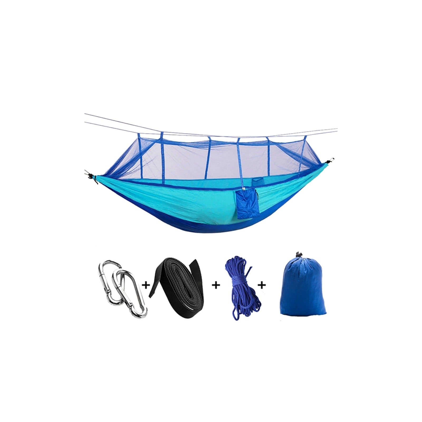 TrailPaw Ultralight Double Camping Hammock with Mosquito Net