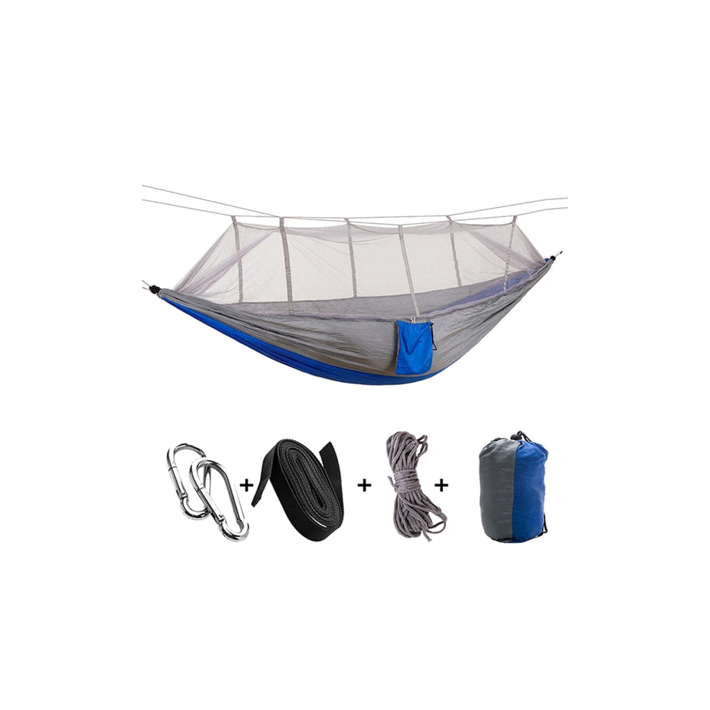 TrailPaw Ultralight Double Camping Hammock with Mosquito Net