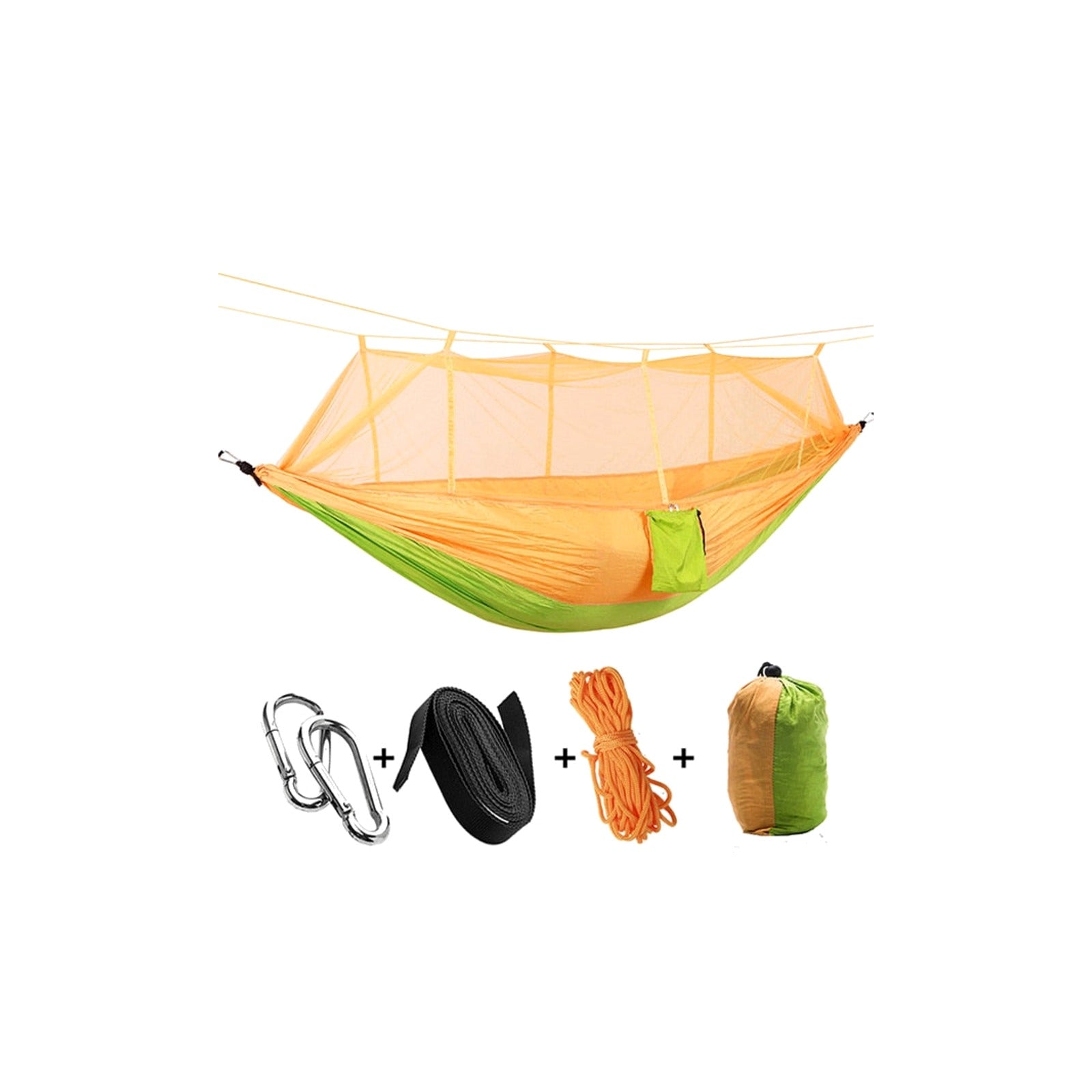 TrailPaw Ultralight Double Camping Hammock with Mosquito Net