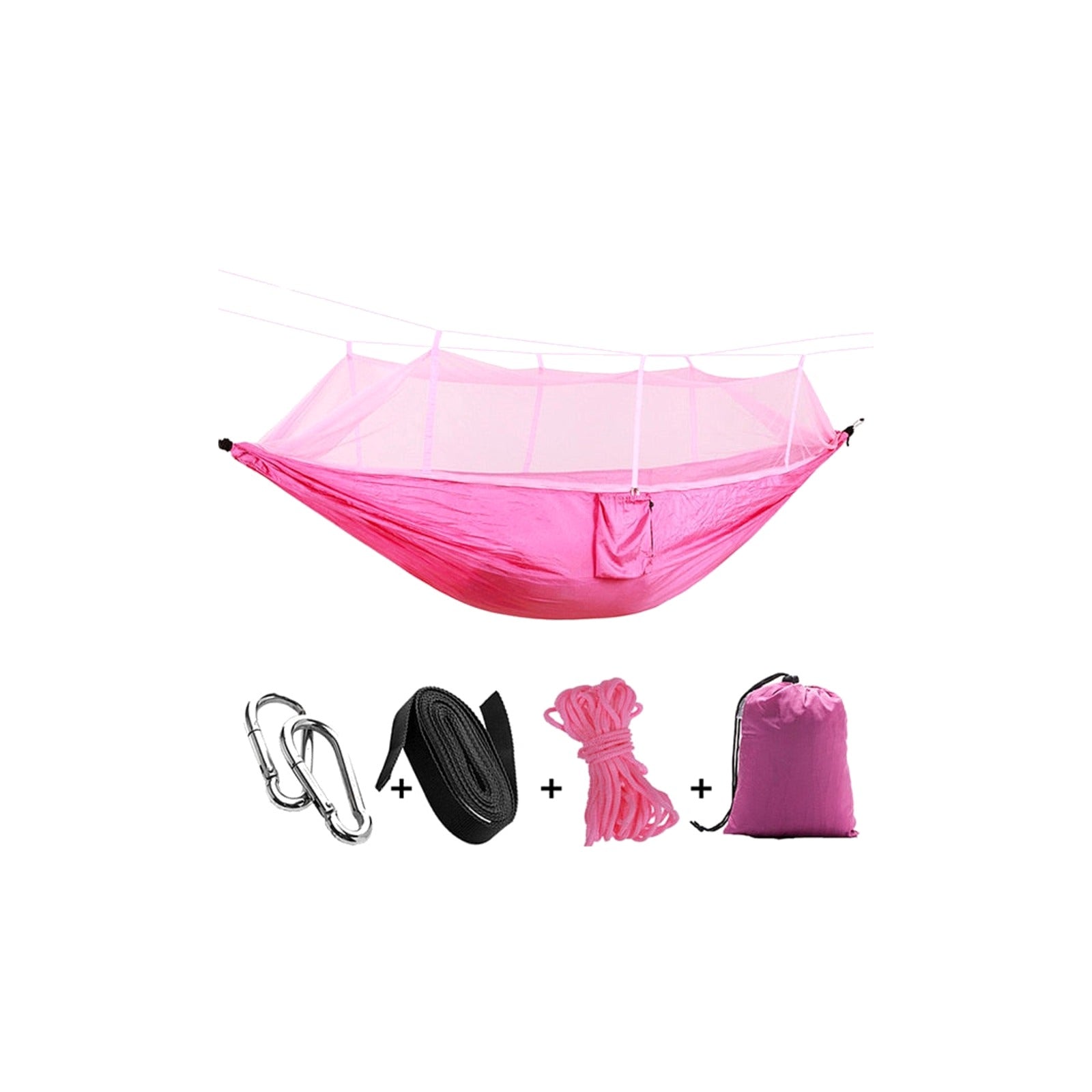 TrailPaw Ultralight Double Camping Hammock with Mosquito Net