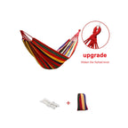 TrailPaw Rainbow Canvas Camping Hammock