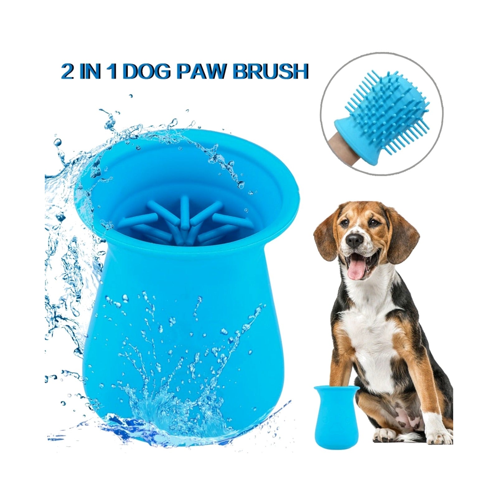 TrailPaw 2-in-1 Dog Paw Cleaner & Grooming Cup