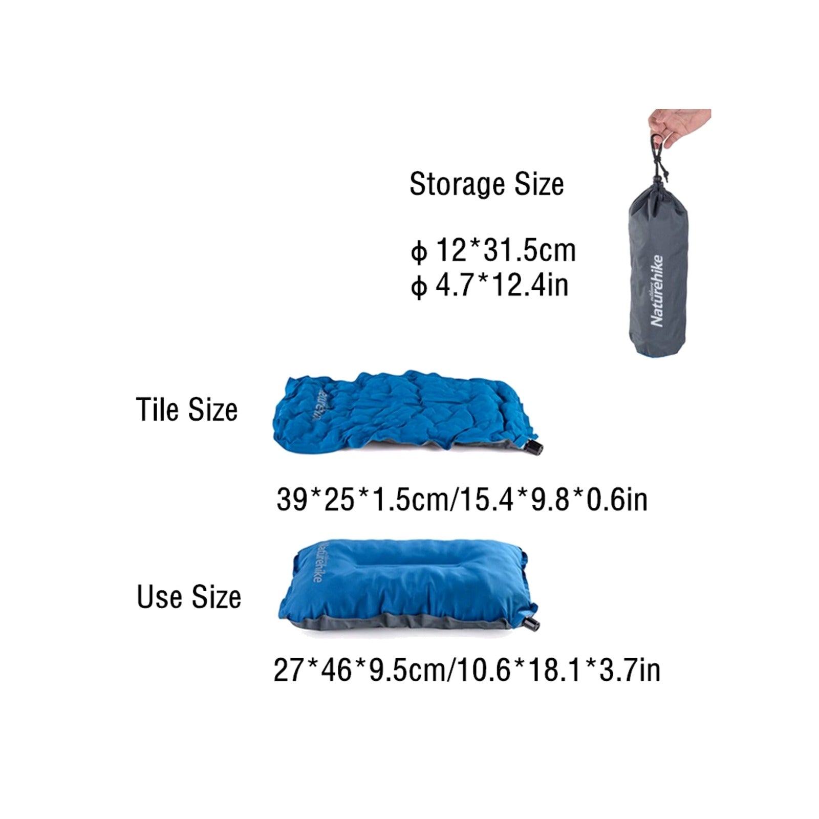 TrailPaw Self-Inflating Ultralight Camp Pillow