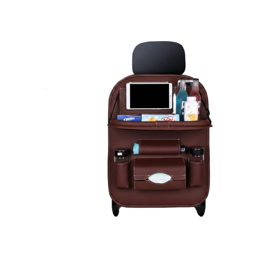 TrailPaw Seat Back Organizer & Fold-Down Tray