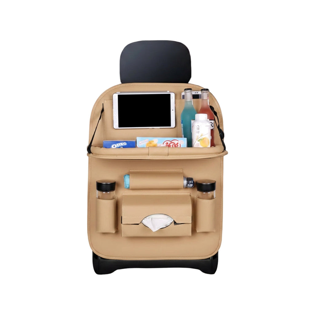 TrailPaw Seat Back Organizer & Fold-Down Tray