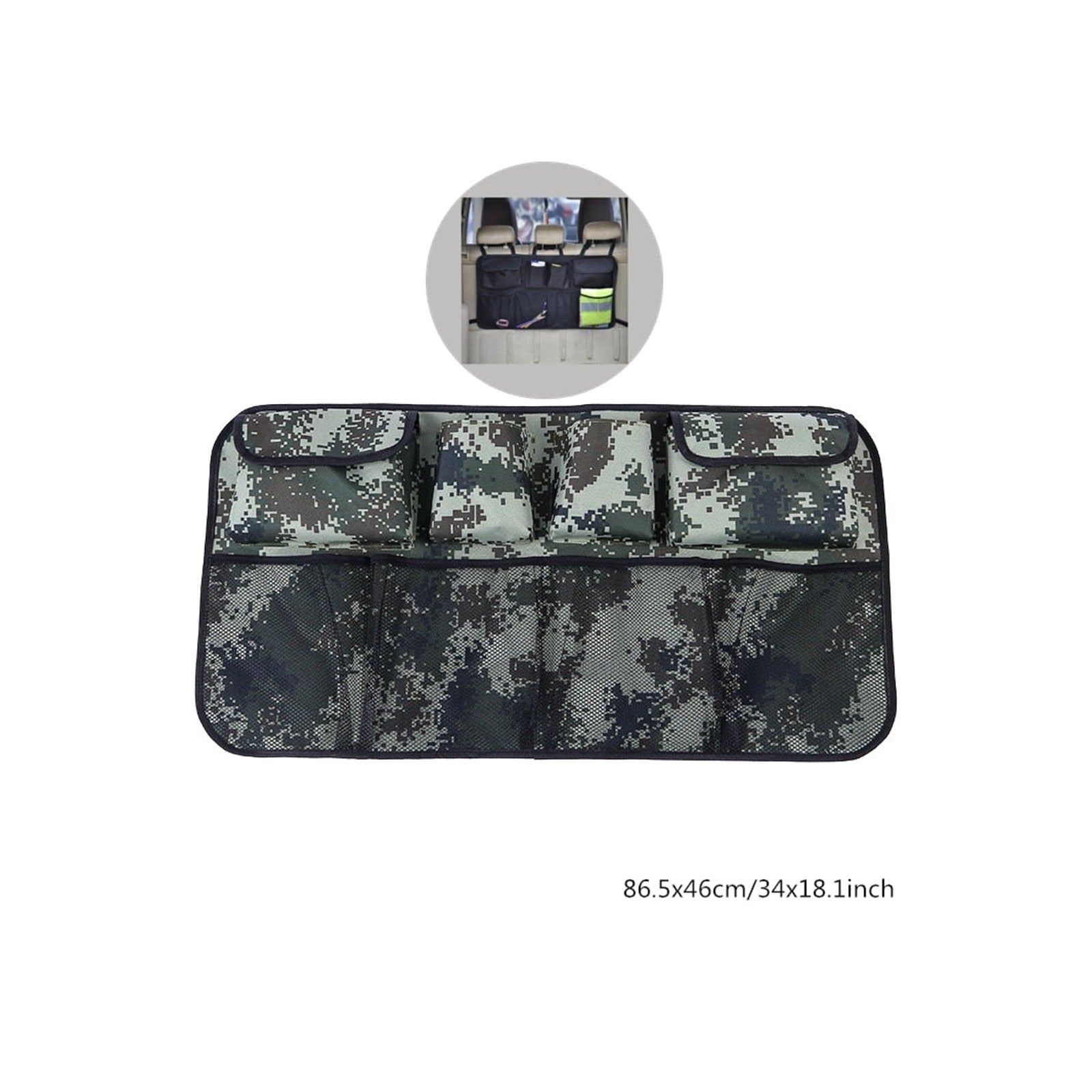 TrailPaw Rear Seat Back Storage Organizer
