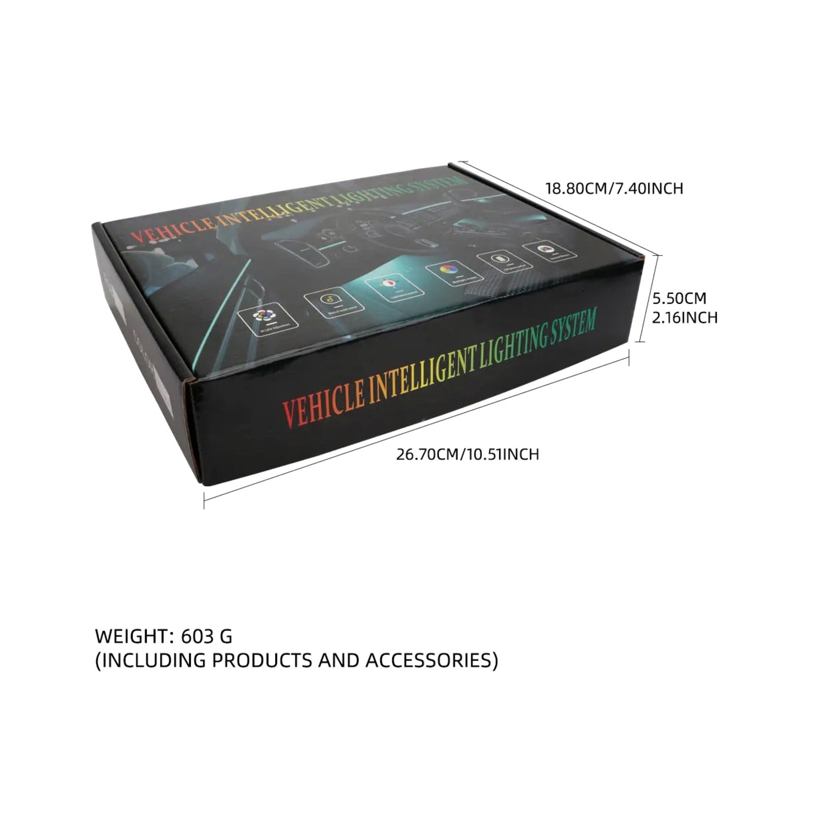 TrailPaw RGB Interior Ambient Light Kit — App & Remote
