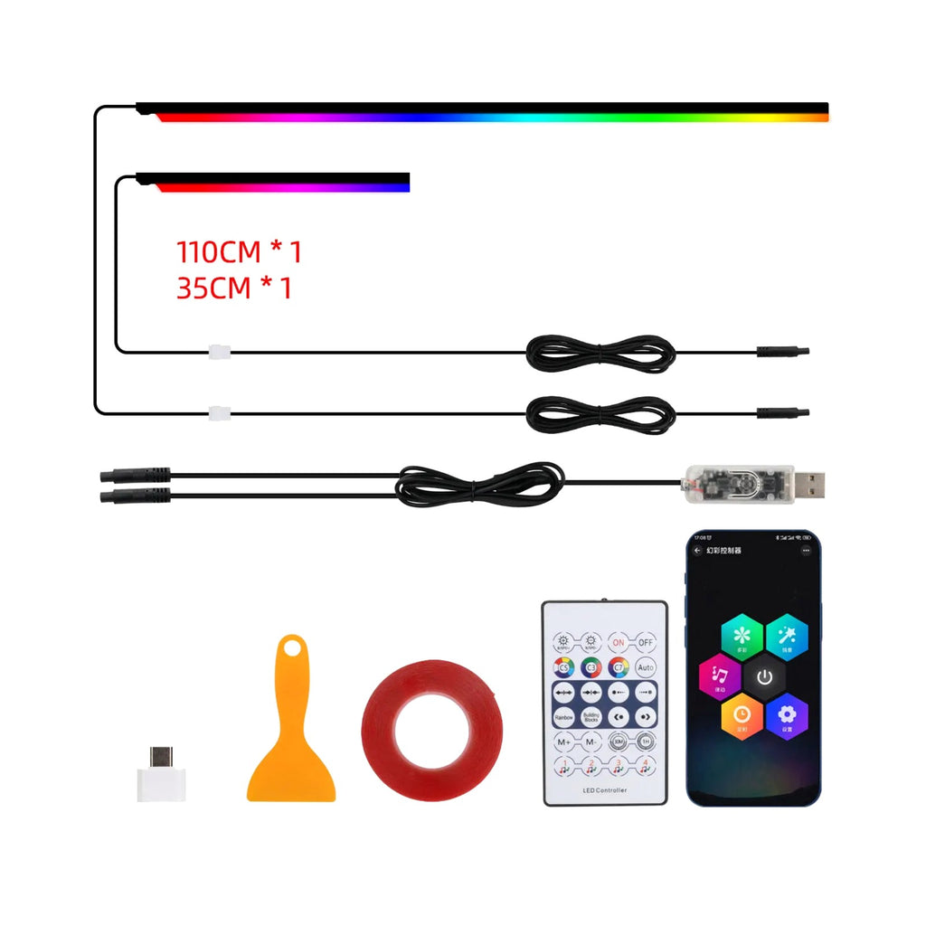 TrailPaw RGB Interior Ambient Light Kit — App & Remote