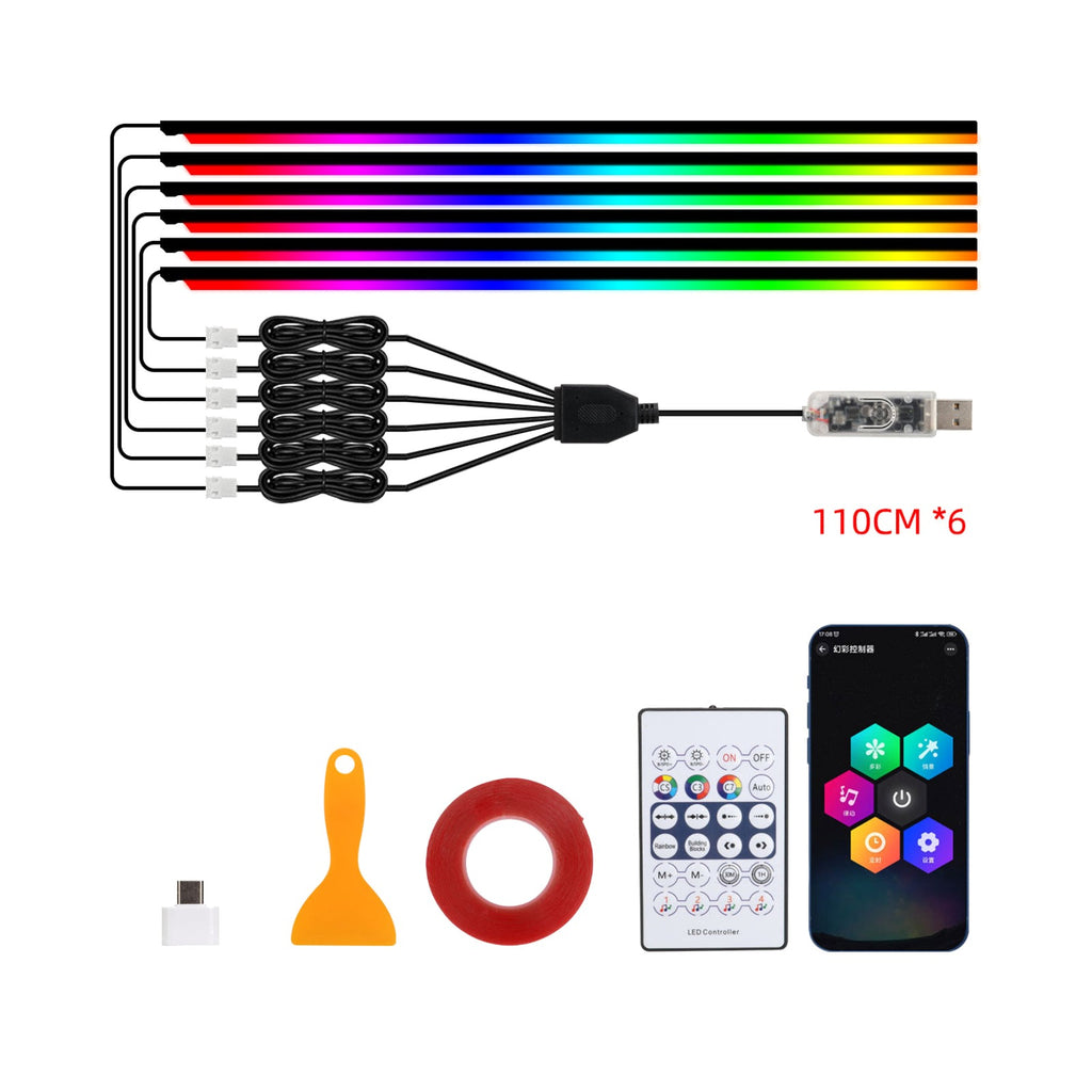 TrailPaw RGB Interior Ambient Light Kit — App & Remote