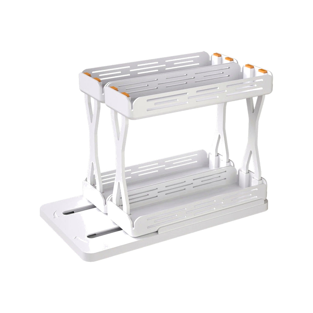 TrailPaw Pull-Out Rotating Spice Rack Organizer