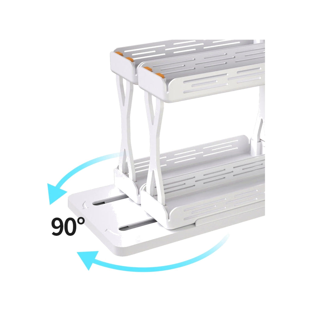 TrailPaw Pull-Out Rotating Spice Rack Organizer