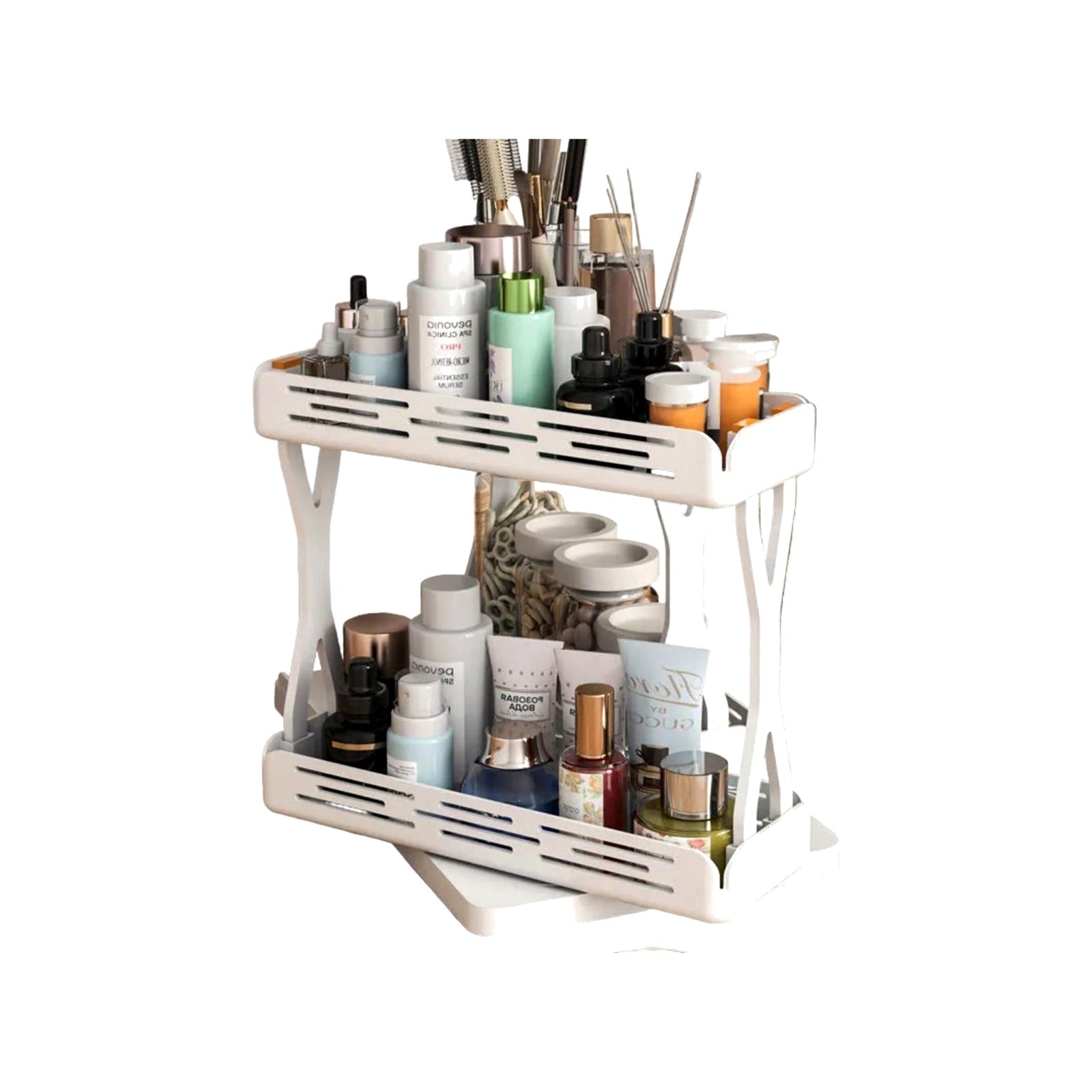 TrailPaw Pull-Out Rotating Spice Rack Organizer