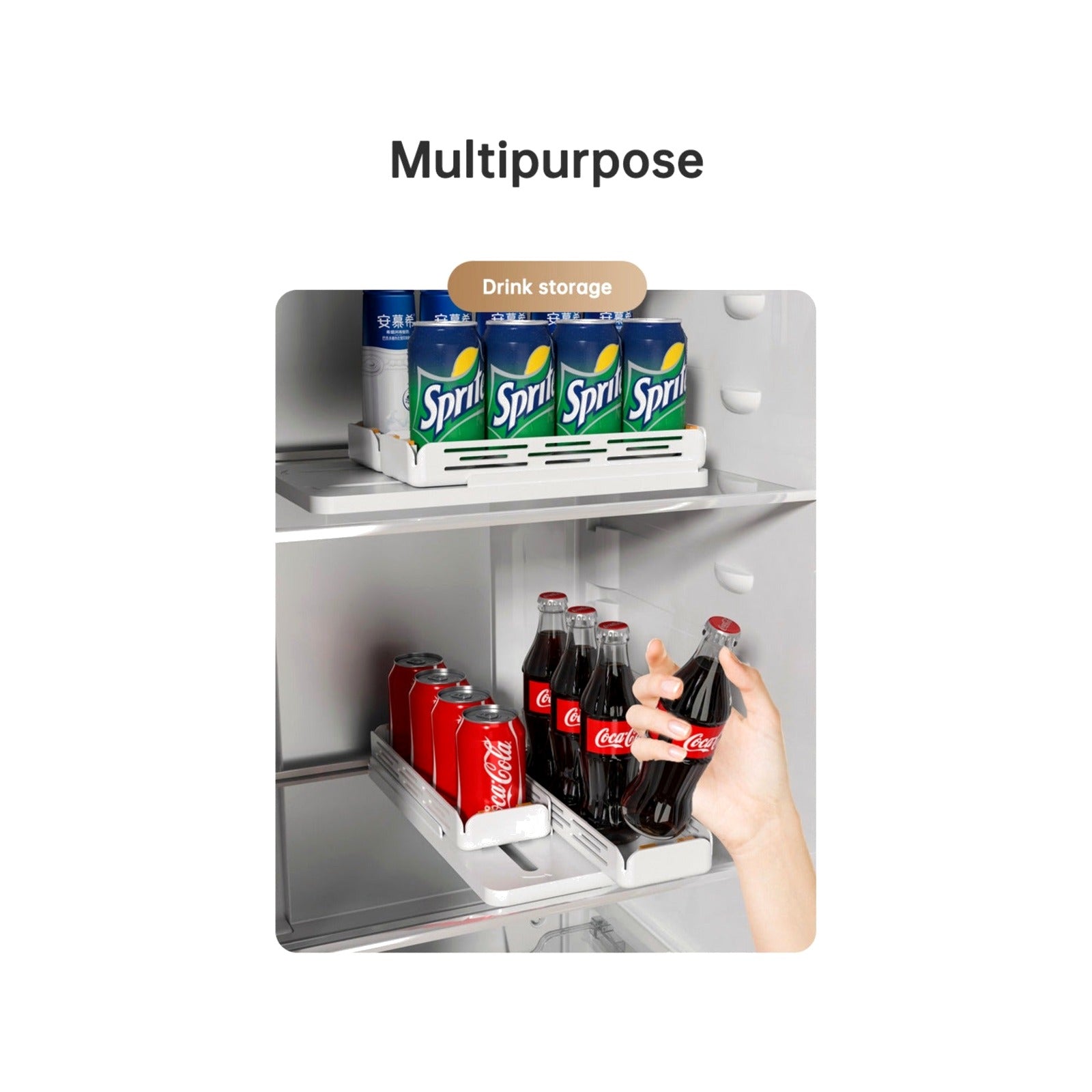 TrailPaw Pull-Out Rotating Spice Rack Organizer