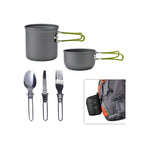 TrailPaw Trail Cook Set — Compact 1-2 Person Camping Cookware