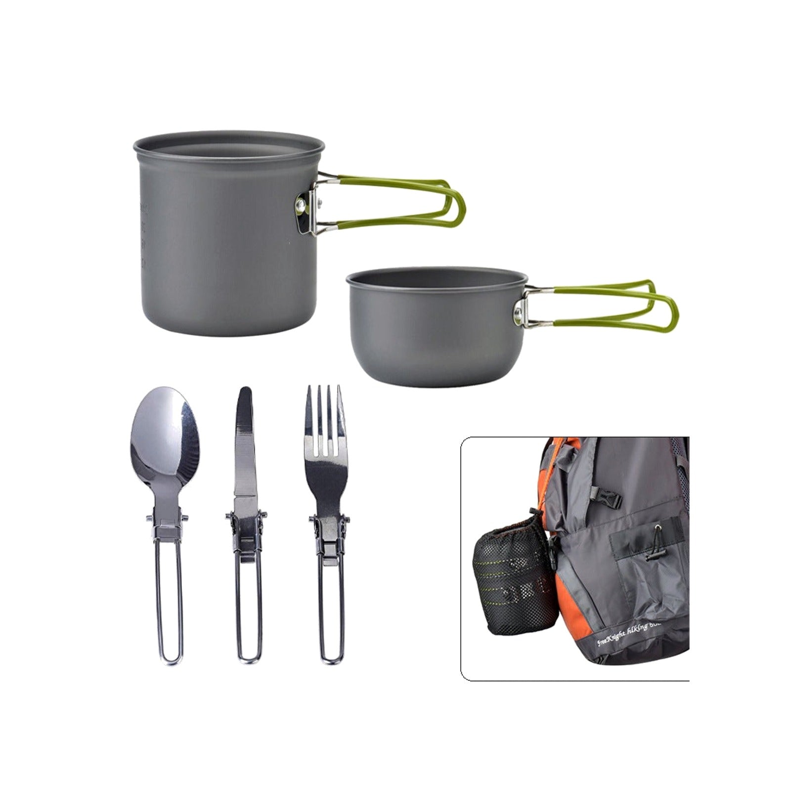 TrailPaw Trail Cook Set — Compact 1-2 Person Camping Cookware