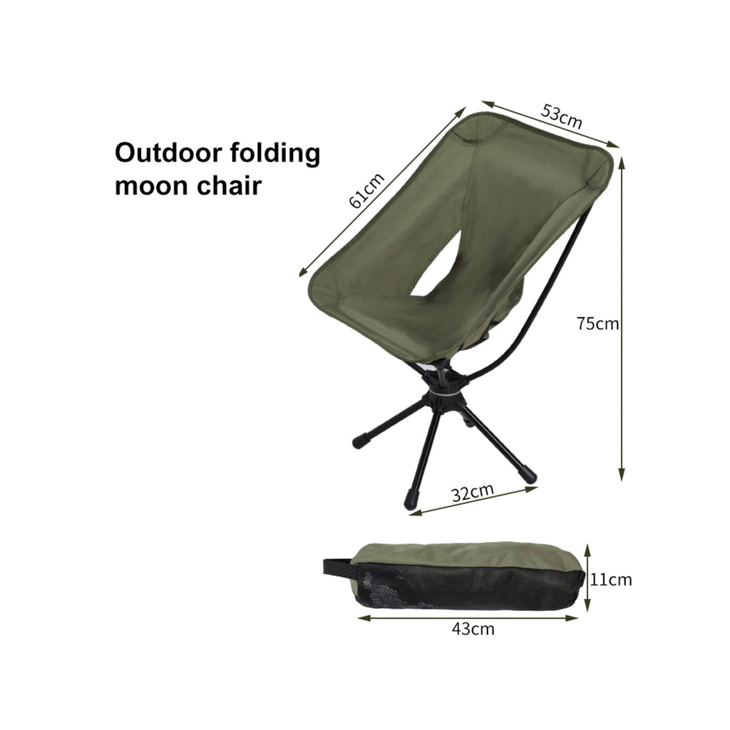 TrailPaw Lightweight Folding Moon Chair