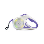 TrailPaw Glow Retractable Dog Leash