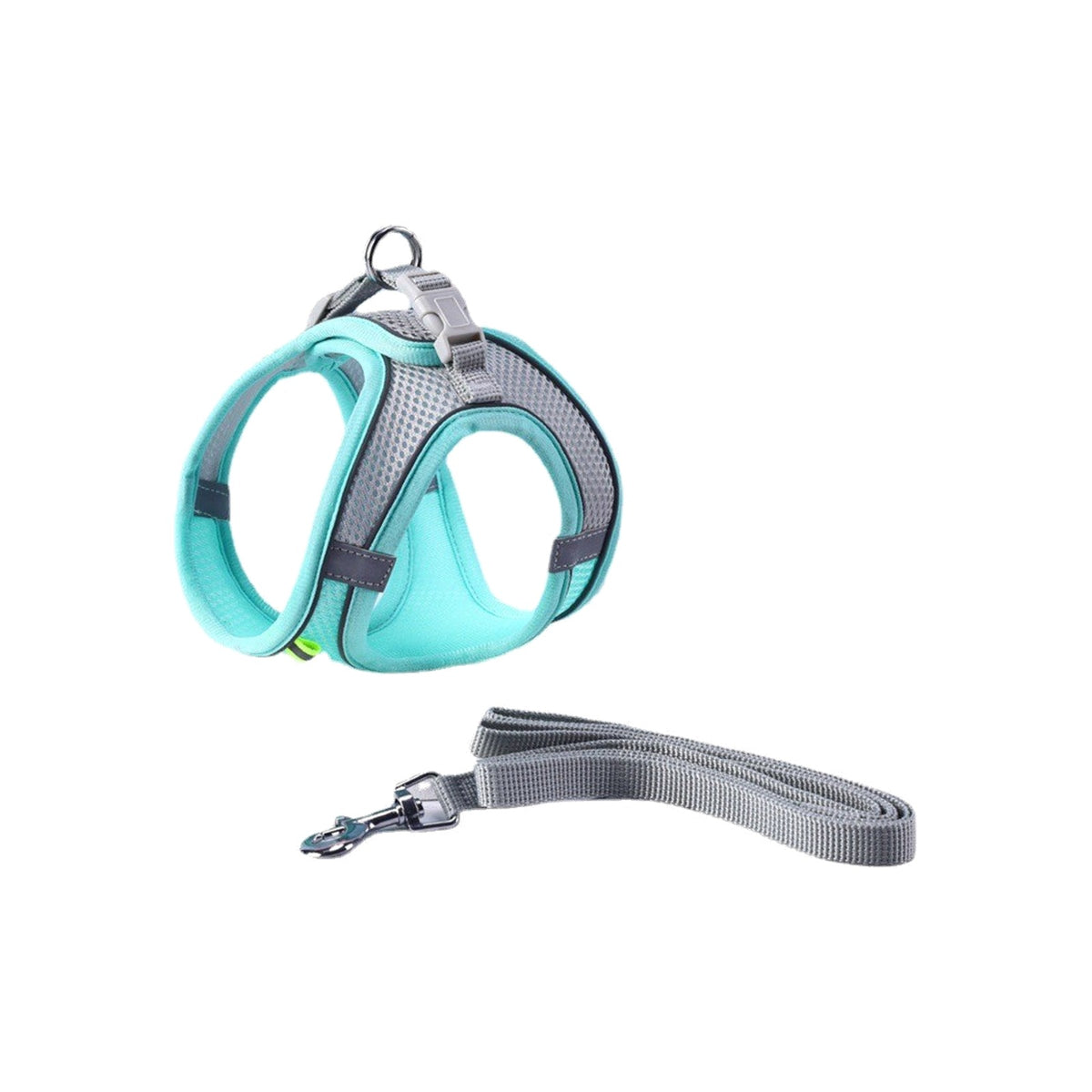 TrailPaw Reflective Mesh Harness & Leash Set
