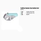 TrailPaw Summer Dog Cooling Vest — specs