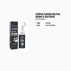 TrailPaw Foaming Dog Paw Cleaner & Care Brush — specs