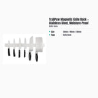 TrailPaw Magnetic Knife Rack — Stainless Steel, Moisture-Proof — specs