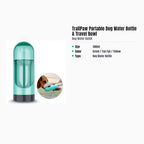 TrailPaw Portable Dog Water Bottle & Bowl